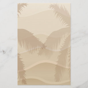 Tropical Beach Stationery