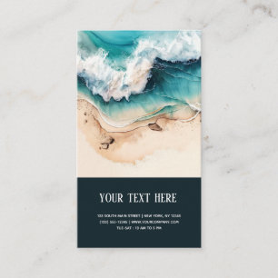 Tropical Beach Summer business card
