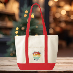 Tropical Beach Summer Vacation Beach Cruise Custom Tote Bag