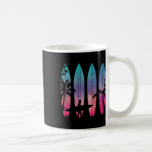 Tropical Beach Surf Surfboard Surfing Surfer Ocean Coffee Mug