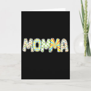 Tropical Beach Surfing Mommy Momma Birthday Party Card
