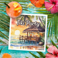 Tropical Beach Tiki Party Cocktail