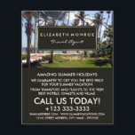 Tropical Beach, Travel Agent Advertising Flyer<br><div class="desc">Tropical Beach,  Travel Agent Advertising Flyers By The Business Card Store.</div>