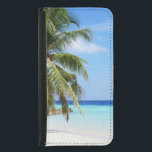 Tropical Beach Turquoise Water white Sand Samsung Galaxy S5 Wallet Case<br><div class="desc">Beautiful Tropical Beach with Turquoise Water. Blue sky white sand beach in Paradise.</div>