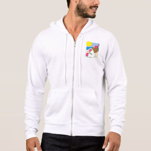 Tropical Beach Vacation Coconut Flowers Flip Flops Hoodie