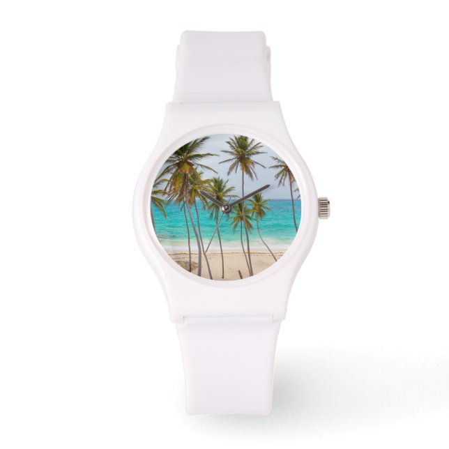 Tropical Beach Watch Palm Trees (Front)