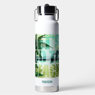 Tropical Beach Water Bottle