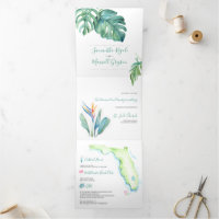 Tropical Beach Wedding In Florida