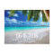 Tropical Beach Wedding Save the Date Postcard