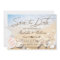 Tropical Beach Wedding Starfish Save the Date