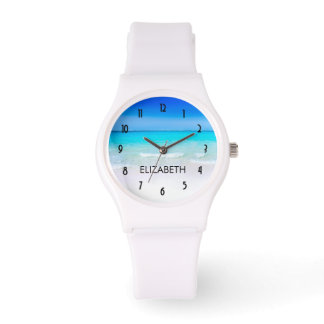 Tropical Beach with a Turquoise Sea Watch
