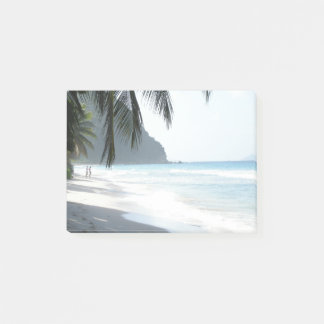 Tropical Beach with Palm Trees Post-it Notes