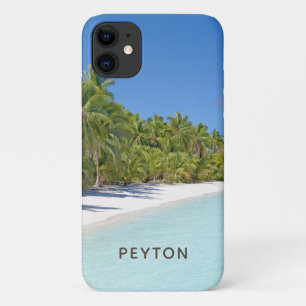 Tropical Beach with Palms Case-Mate iPhone Case