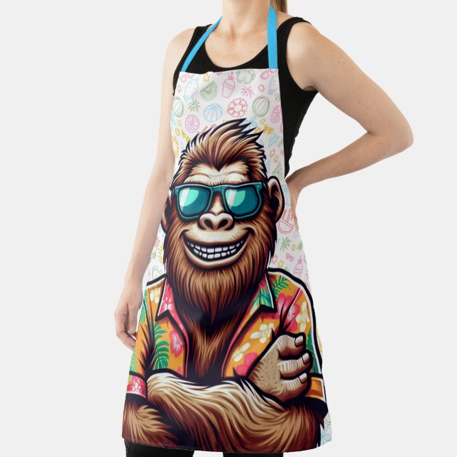 Tropical/beach yeti/bigfoot  apron (Insitu)