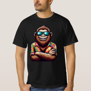 Tropical/beach yeti/bigfoot  T-Shirt