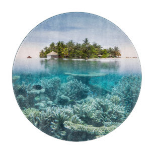 Tropical Beaches   Ari Atoll Maldives Cutting Board