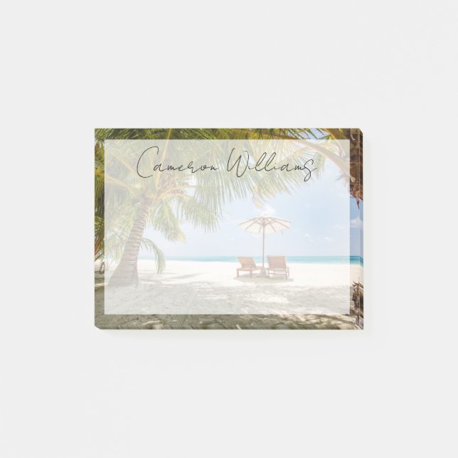 Tropical Beaches | Beach Dominican Republic Post-it Notes (Front)