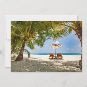 Tropical Beaches Beach Dominican Republic Thank You Card