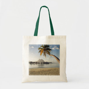 Tropical Beaches   Beach Huts, Bora Bora Tote Bag
