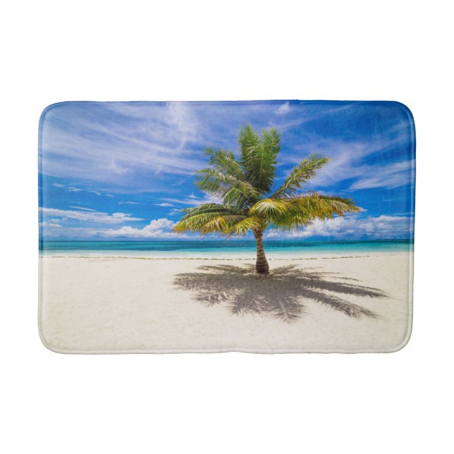Tropical Beaches | Bora Bora, French Polynesia Bath Mat (Front)