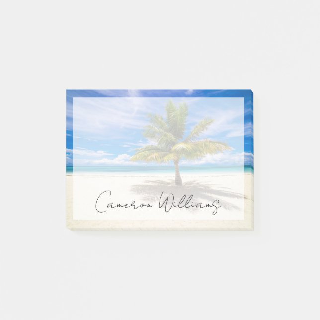 Tropical Beaches | Bora Bora, French Polynesia Post-it Notes (Front)