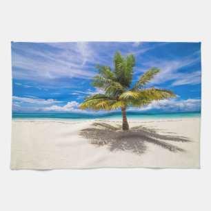 Tropical Beaches Bora Bora, French Polynesia Tea Towel
