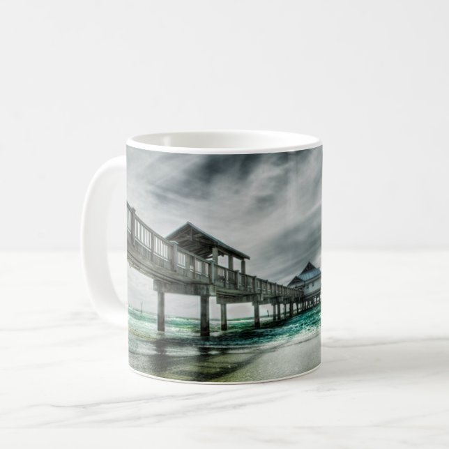 Tropical Beaches | Clearwater Florida Coffee Mug (Front Left)