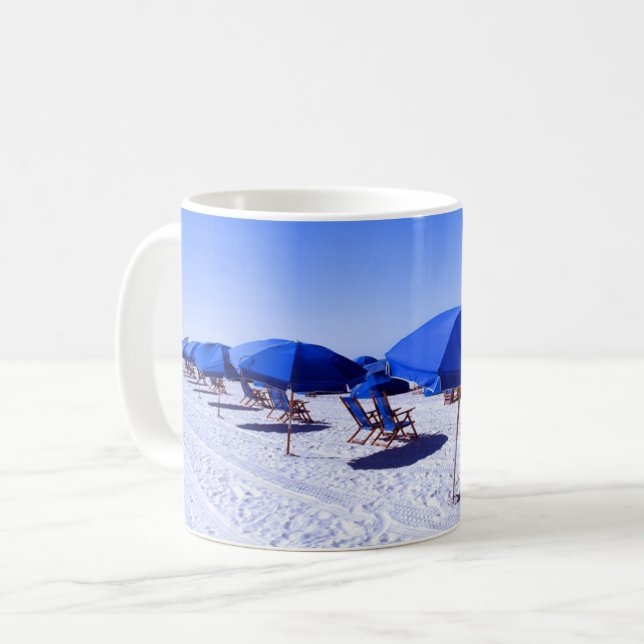 Tropical Beaches | Clearwater, Florida Coffee Mug (Front Left)