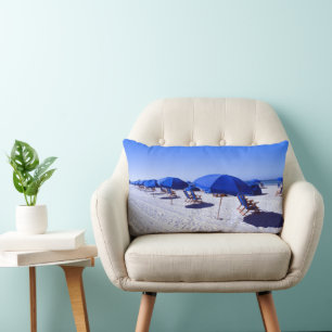Tropical Beaches Clearwater, Florida Lumbar Cushion