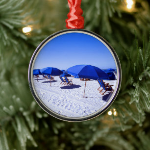 Tropical Beaches   Clearwater, Florida Metal Tree Decoration