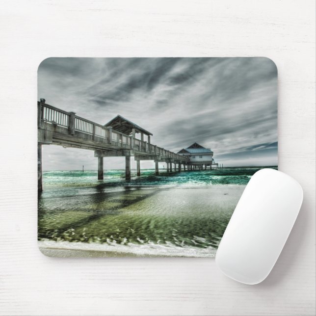Tropical Beaches | Clearwater Florida Mouse Pad (With Mouse)