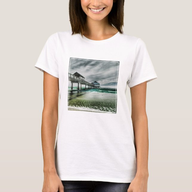 Tropical Beaches | Clearwater Florida T-Shirt (Front)