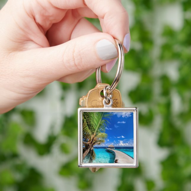 Tropical Beaches | Dusit Thani Maldives Key Ring (Hand)