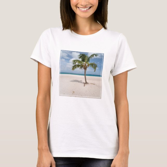 Tropical Beaches | Eagle Beach, Aruba T-Shirt (Front)