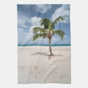 Tropical Beaches Eagle Beach, Aruba Tea Towel