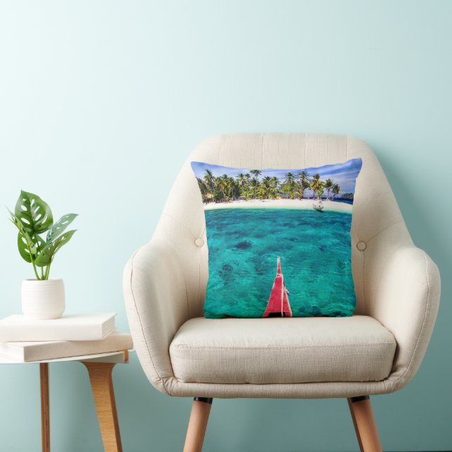Tropical Beaches | El Nido, Philippines, Palawan Cushion (Chair)