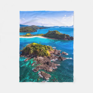 Tropical Beaches   El Nido Phillipines Fleece Blanket
