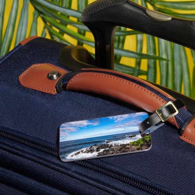 Tropical Beaches | Haleakala National Park Maui Luggage Tag (Front Insitu 3)