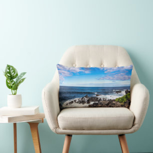 Tropical Beaches Haleakala National Park Maui Lumbar Cushion
