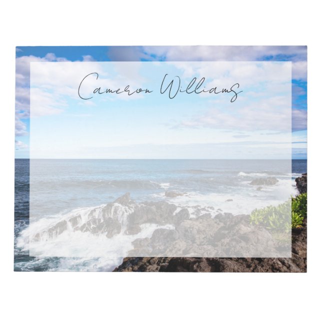 Tropical Beaches | Haleakala National Park Maui Notepad (Front)