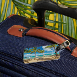 Tropical Beaches Kuau Cove Beach, Maui Hawaii Luggage Tag