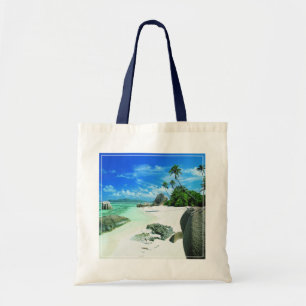 Tropical Beaches   La Digue Island Tote Bag