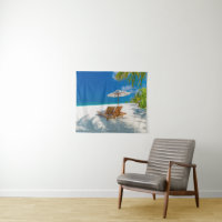 Tropical Beaches | Lounge Chairs Beach, Bora Bora