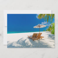 Tropical Beaches | Lounge Chairs Beach, Bora Bora