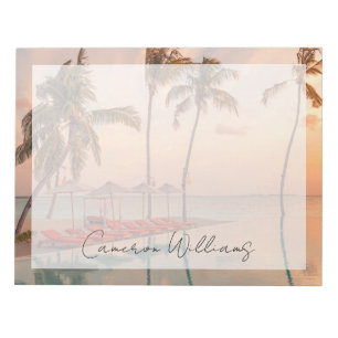 Tropical Beaches Maldives Tropical Beach & Pool Notepad