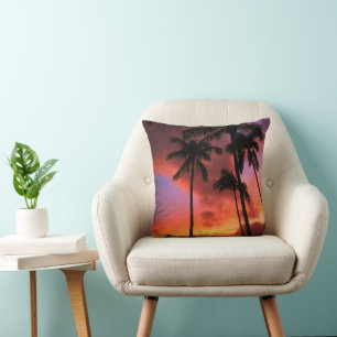 Tropical Beaches Maui Hawaii Islands Cushion