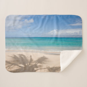 Tropical Beaches   Maui, Hawaii Sherpa Blanket