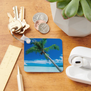 Tropical Beaches   Motu Tofari Beach, Bora Bora Key Ring