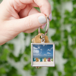 Tropical Beaches Palm Beach, Aruba Key Ring
