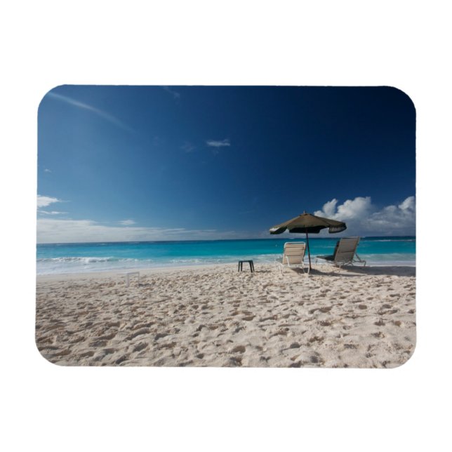 Tropical Beaches | Sandy Beach, Anguilla Magnet (Horizontal)